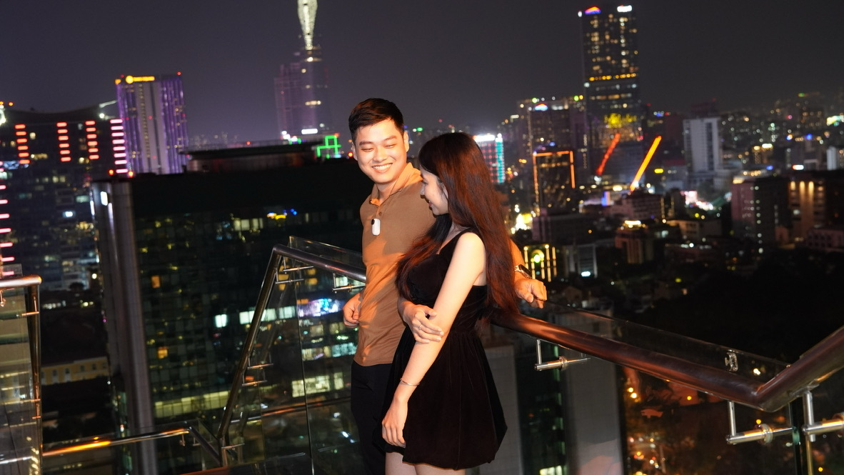 Couple at sunset
